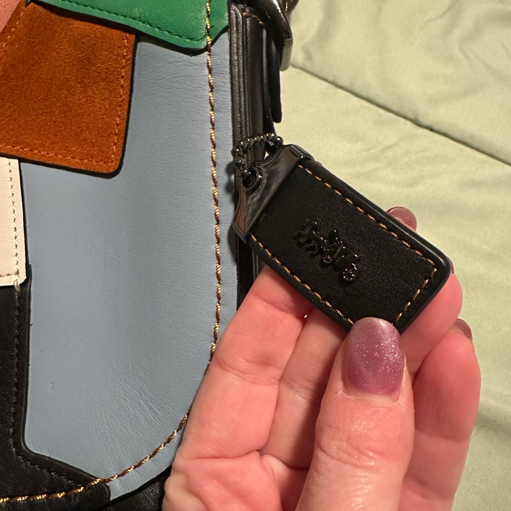 Coach 1941 Patchwork Saddlebag - image 5